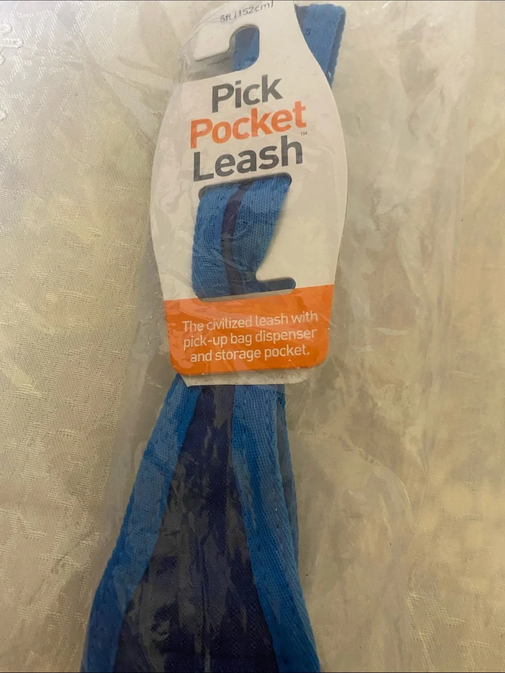 Doggy Rope Toy with Ball - Blue & White , Pick Pocket Leash New Open to Offers!